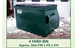 4 yard bin