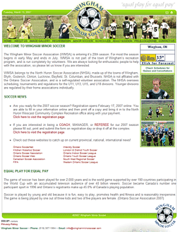 Wingham Minor Soccer